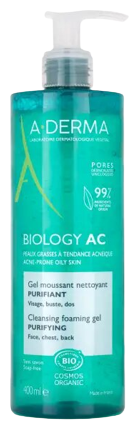 A-DERMA Biology Ac Purifying Schaumreinigungsgel 400 ml
