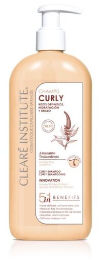 Clear&eacute; Institute Shampoo f&uuml;r lockiges Haar mit niedrigem Poor-Gehalt, 400 ml