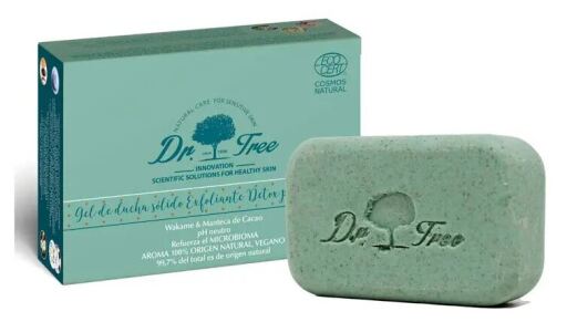 Dr. Tree Peeling-Duschgel in fester Form, 120 g