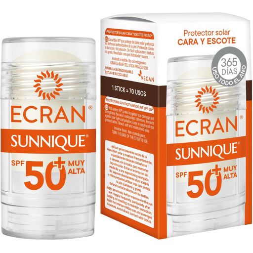 Ecran Sunnique Stick Gesichts- und K&ouml;rpercreme LSF 50+ 30 ml