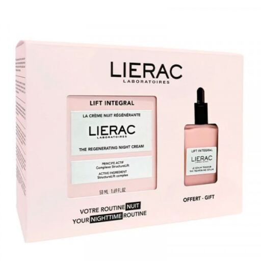 Lierac Lift Integral Nachtcreme 50 ml + Straffendes Serum 15 ml