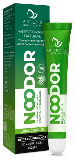 Armon&iacute;a Cosm&eacute;tica Natural Noodor Nat&uuml;rliches Antiodorant 15 ml