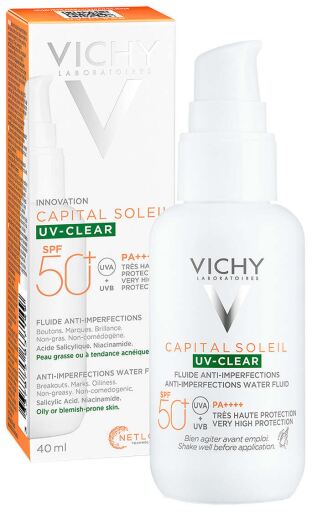 Vichy Capital Soleil UV Clear Anti-Imperfections Serum LSF 50+ 40 ml
