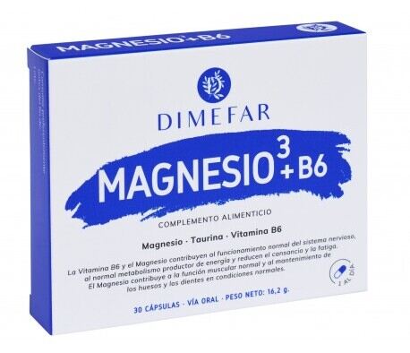 Dimefar Magnesium 3 + B6 30 Kapseln