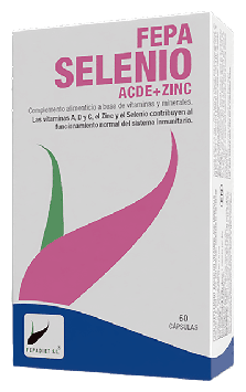 Fepadiet Selen Acde + Zink 200 Ug. 60 Kapseln