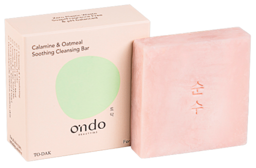 Ondo Beauty 36.5 Calamine & Oatmeal Beruhigendes Reinigungsst&uuml;ck 70 gr