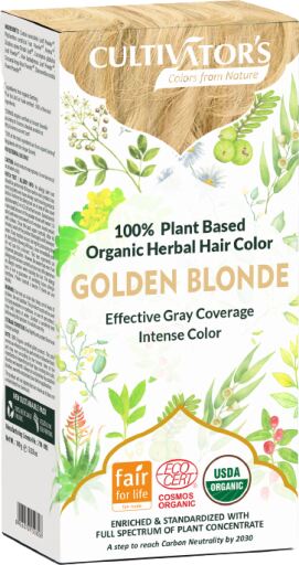 Cultivators Bio-Haarfarbe mit Kr&auml;utern 100 gr