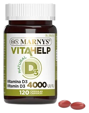 Marnys Vitahelp Vitamin D3 4000 IE 120 Kapseln