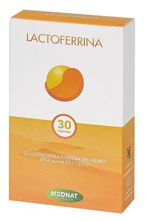 Mednat Nutrici&oacute;n Lactoferrin 30 Kapseln
