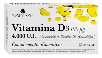 Natysal Vitamin D3 4000 IE 30 Kapseln
