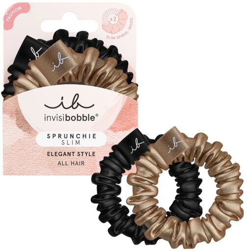 Invisibobble Sprunchie Slim True Golden Scrunchie 2 St&uuml;ck