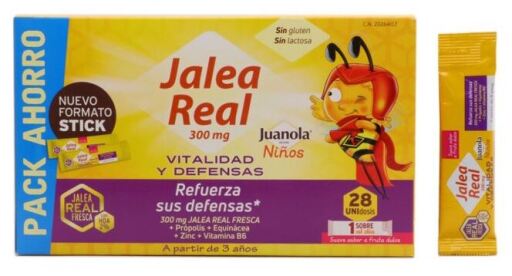 Gel&eacute;e Royale f&uuml;r Kinder, Vitalit&auml;t und Abwehr, 28 Sticks