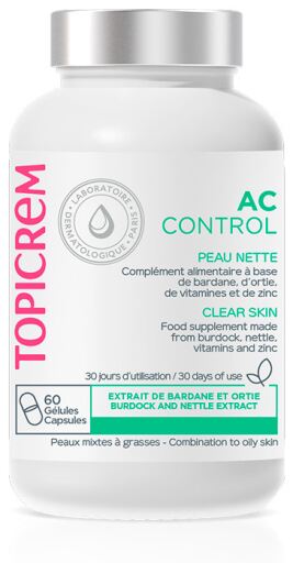 Topicrem Ac Control Clean Skin 60 Kapseln