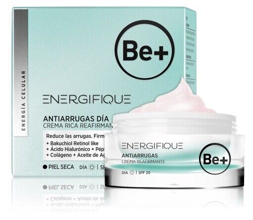 Be+ Energifique Anti-Falten-Straffungscreme f&uuml;r trockene Haut LSF 20 50 ml