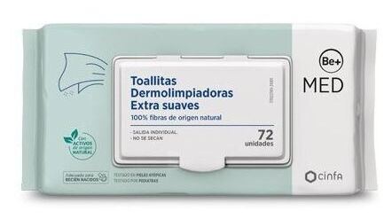 Be+ Med Pediatrics Dermo-Reinigungst&uuml;cher 72 Einheiten