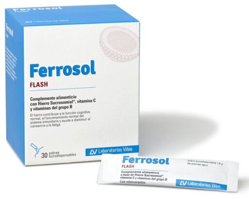 Laboratorios Vi&ntilde;as Ferrosol Flash 30 Beutel