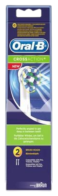 Oral-B Ersatz-Cross-Action-Elektrob&uuml;rstenk&ouml;pfe