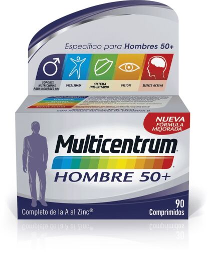 Multicentrum Multivitamin f&uuml;r M&auml;nner +50 90 Tabletten