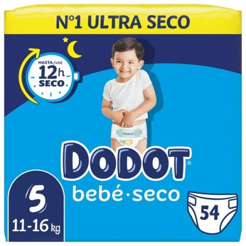 Dodot Trockene Babywindeln T5 11-16 Kg 54 Einheiten
