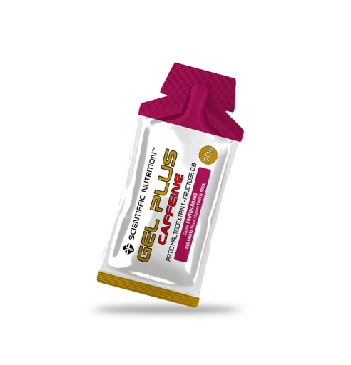 Scientiffic Nutrition Gel Plus + Koffein Rote Fr&uuml;chte 70 g