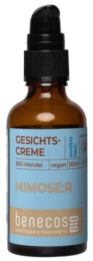 Benecos Bio Mandel Gesichtscreme f&uuml;r empfindliche Haut 50 ml