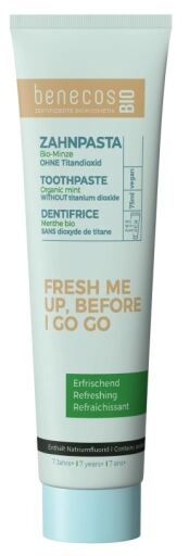 Benecos Bio-Minz-Zahnpasta mit Thermalwasser und Fluorid 75 ml