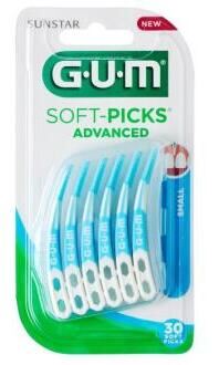 Gum Soft Picks Interdentalb&uuml;rste klein 30 Einheiten blau