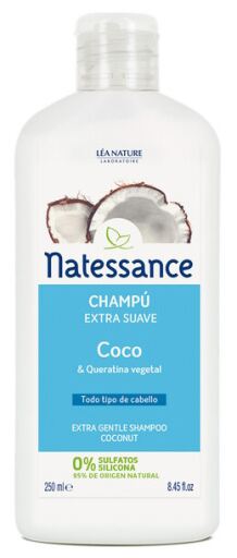 Laboratorio L&eacute;a Nature Natessance Extra sanftes Kokosnuss-Shampoo 250 ml
