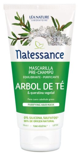 Laboratorio L&eacute;a Nature Natessance Purifying Tea Tree Pre-Shampoo Mask 150 ml
