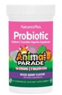 NaturesPlus Animal Parade Probiotic 30 Mastix-Tabletten