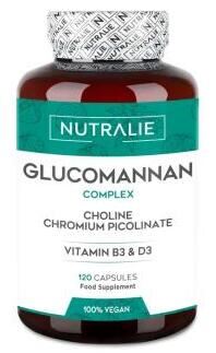 Nutralie Glucomannan Cholin Chorium Picolinate 120 Kapseln