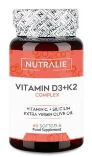 Nutralie Vitamin D3+K2 Komplex 60 Kapseln