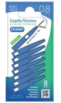Einziehbare Interdentalb&uuml;rste 0,8 mm 8 Einheiten