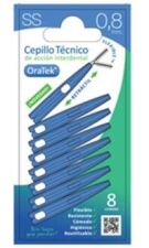 Einziehbare Interdentalb&uuml;rste 0,8 mm 8 Einheiten