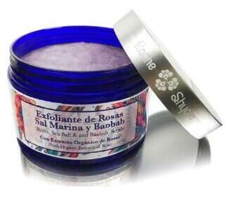 Meersalz- und Baobab-Rosenpeeling 300 gr