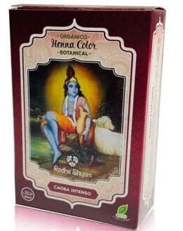 Radhe Shyam Henna Color Botanischer Pulverfarbstoff Intensives Mahagoni 100 gr