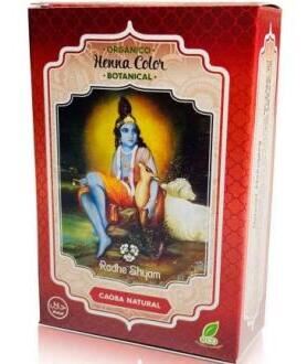 Radhe Shyam Henna-Farbe, botanisches Farbstoffpulver, nat&uuml;rliches Mahagoni, 100 g