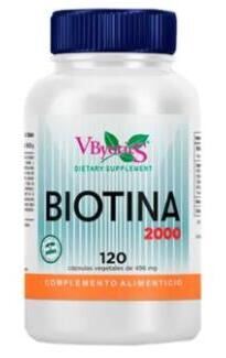 Biotin 2000 mcg 120 pflanzliche Kapseln