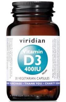 Viridian Vitamin D3 400Ui 30 Kapseln