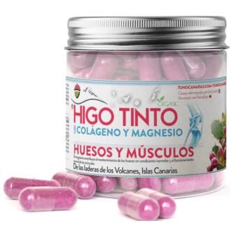 Tuno Canarias Rote Feige mit Kollagen und Magnesium 90 Kapseln