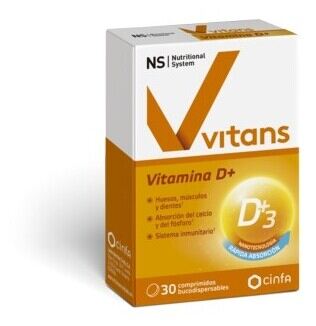 Ns Nutritional System Vitans Vitamin D+ 30 Tabletten