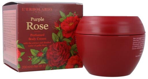 L&acute;Erbolario Rosa Purpurea Parf&uuml;mierte K&ouml;rpercreme 200 ml