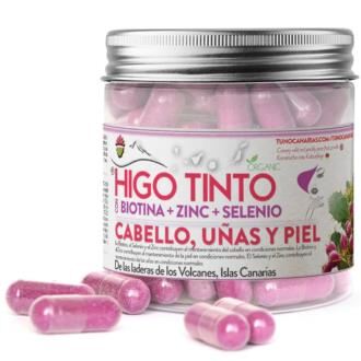 Tuno Canarias Rote Feige Biotin + Zink + Selen 90 Kapseln
