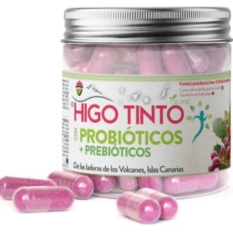 Tuno Canarias Rote Feigen-Probiotika und Pr&auml;biotika 90 Kapseln