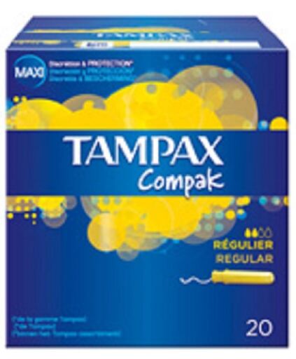 Tampax Compak Regular Mixed Box 20 Einheiten