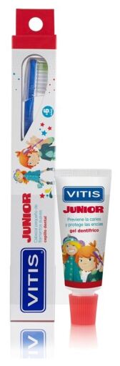 Vitis Junior Zahnb&uuml;rste + Gel 15 ml