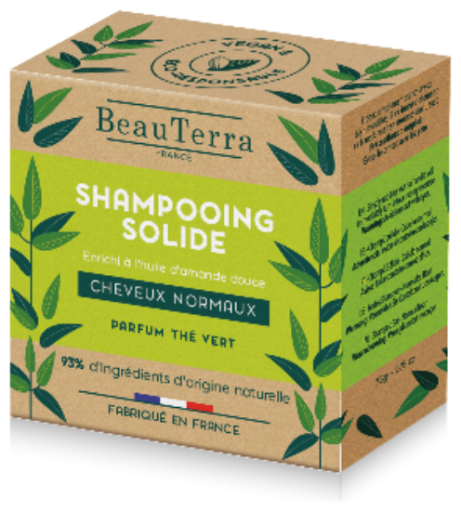 BeauTerra Festes Gr&uuml;ntee-Shampoo 75 gr