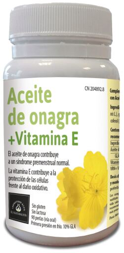 El Naturalista Nachtkerzen&ouml;l + Vitamin E 90 Weichkapseln