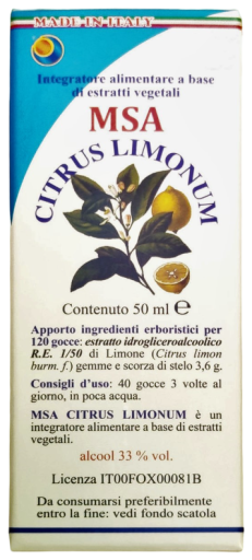 Herboplanet Msa Citrus Limonum Knospen und Rinde von Zweigen 50 ml
