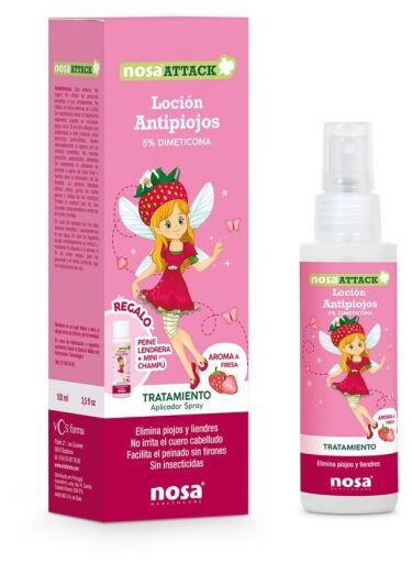 Nosa Attack Erdbeere Anti-L&auml;use-Lotion 100 ml
